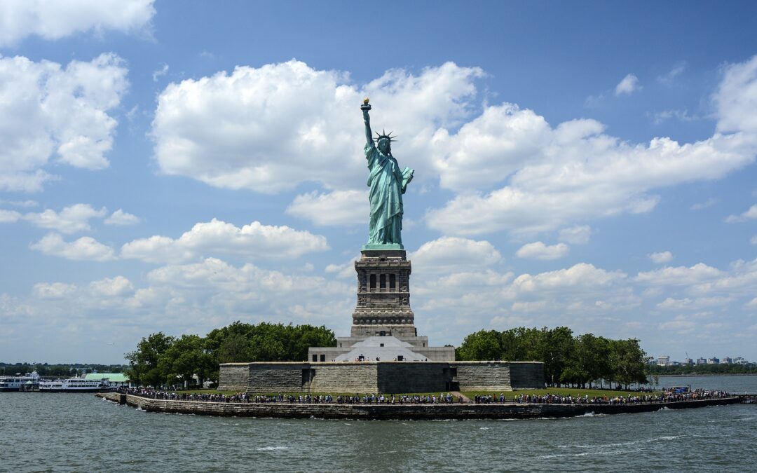 The Statue of Liberty is one of the attractions to see on Goody Tour's NYC tour in May 2023