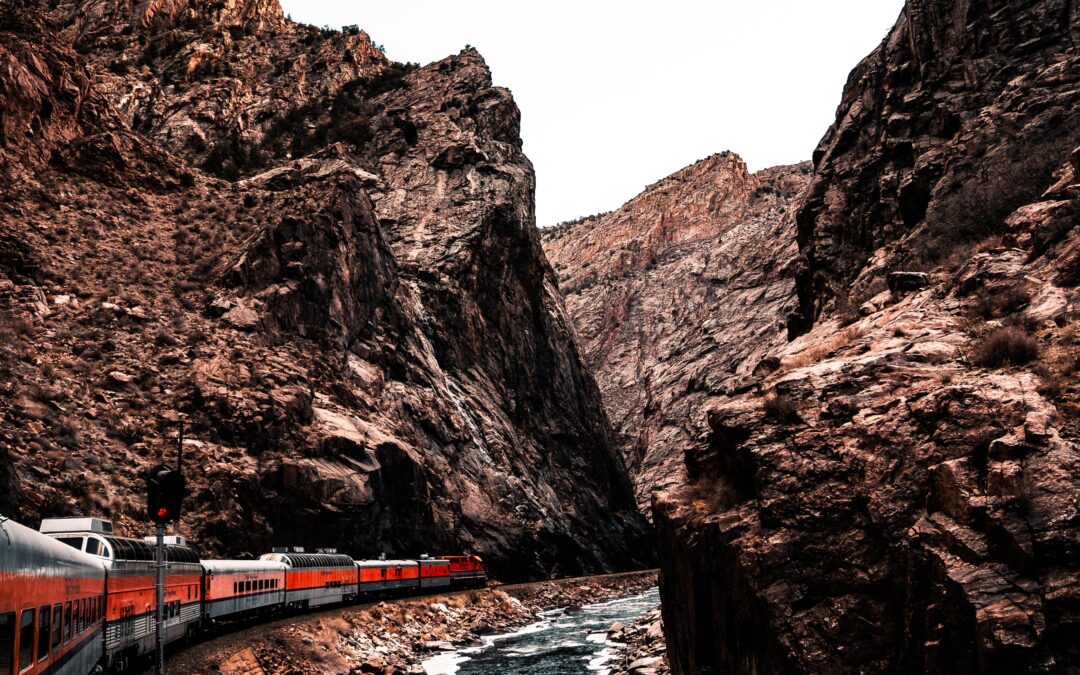 Royal Gorge RR is one of the trains you will ride on the Colorado Trains, Bridges, Parks, & More tour from Elite-Goody Tours