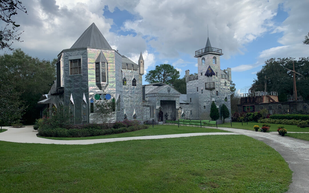 Solomon's Castle in Ona, Florida, was built of recycled materials by artist Howard Solomon. An amazing feat of art you'll see on the Florida Sunshine tour with Elite-Goody Tours